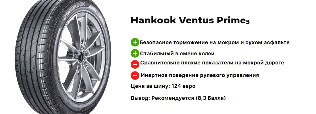 Hankook Ventus Prime 3
