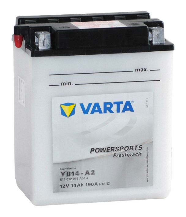 Varta Powersports Freshpack YB14-A2